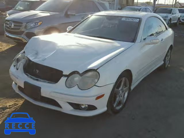 2007 MERCEDES-BENZ CLK 550 WDBTJ72H57F209505 зображення 1