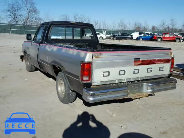 1991 DODGE D-SERIES D 1B7GE16Y6MS243146 зображення 2