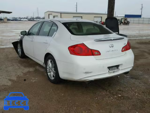 2012 INFINITI G37 BASE JN1CV6AP4CM934272 image 2