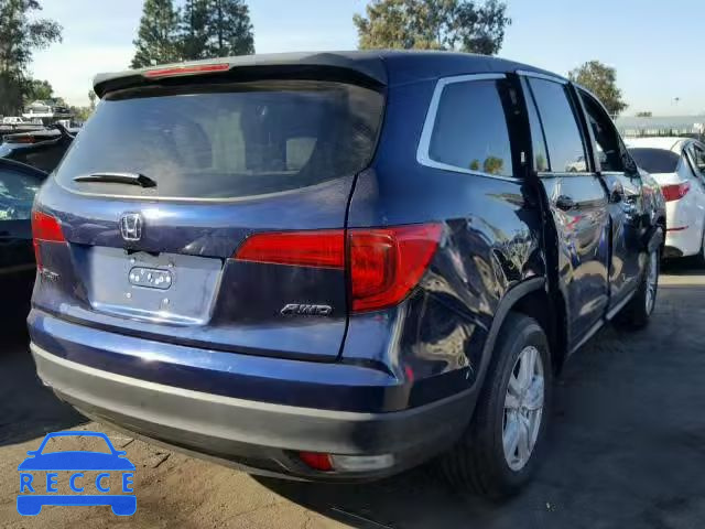 2016 HONDA PILOT LX 5FNYF6H19GB037285 image 3