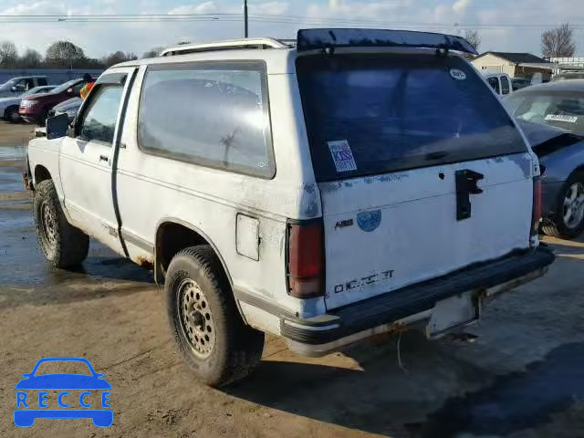 1992 CHEVROLET BLAZER S10 1GNCT18Z8N0133908 image 2