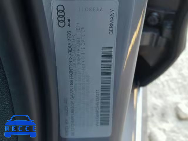 2017 AUDI A6 PREMIUM WAUG8AFC5HN134271 image 9