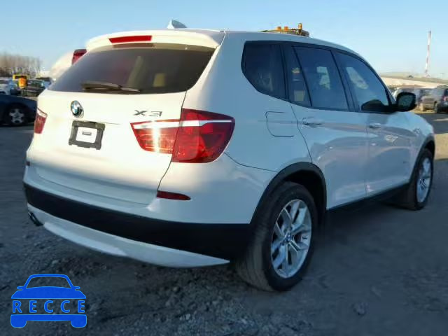 2012 BMW X3 XDRIVE3 5UXWX7C55CL737301 зображення 3