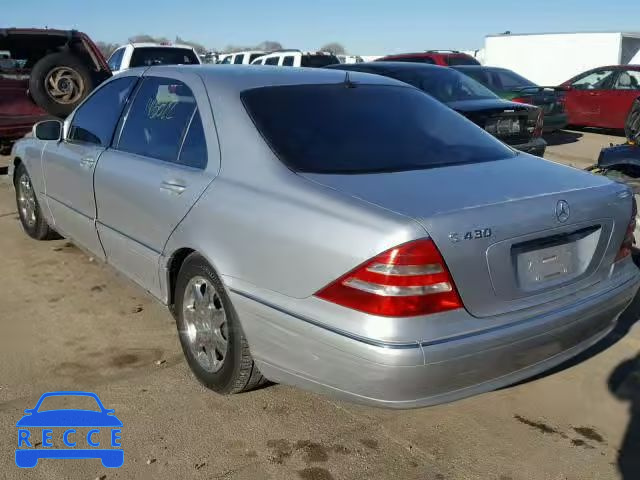 2002 MERCEDES-BENZ S 430 WDBNG70J82A286789 image 2