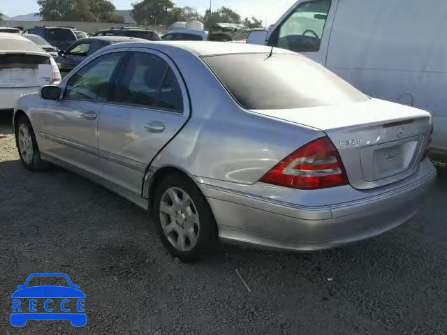 2005 MERCEDES-BENZ C 320 WDBRF64J85F580709 image 2