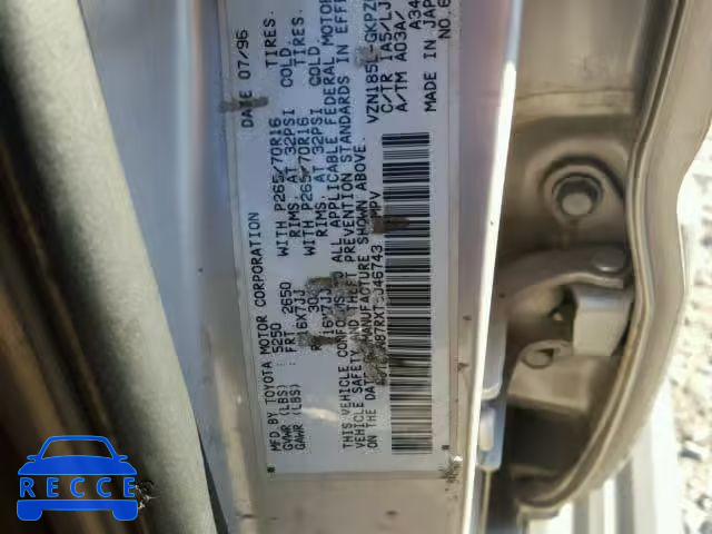 1996 TOYOTA 4RUNNER LI JT3HN87RXT0046743 image 9