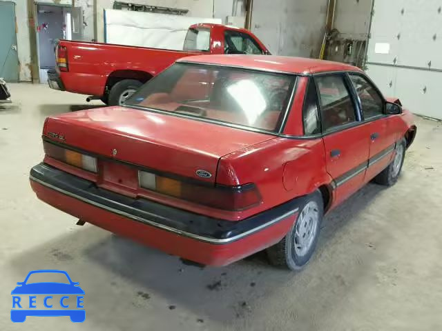 1991 FORD TEMPO GL 2FAPP36X1MB143758 image 3