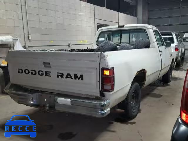 1987 DODGE D-SERIES D 1B7FD14H3HS417441 image 3