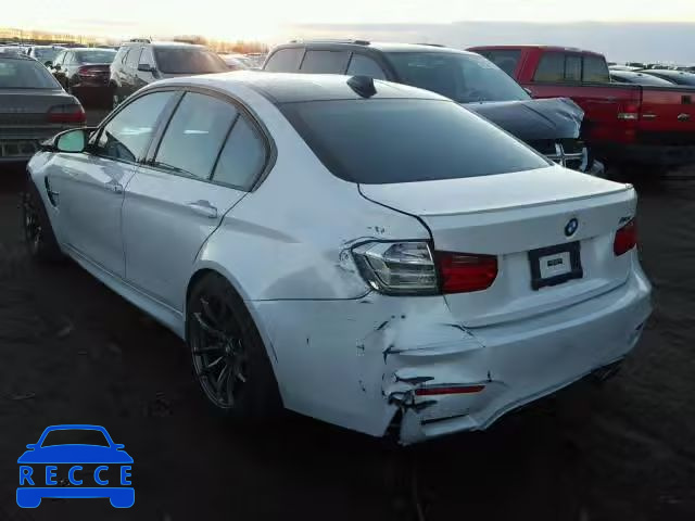 2015 BMW M3 WBS3C9C54FP805086 зображення 2