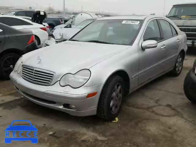 2002 MERCEDES-BENZ C 240 WDBRF61J22F198448 image 1