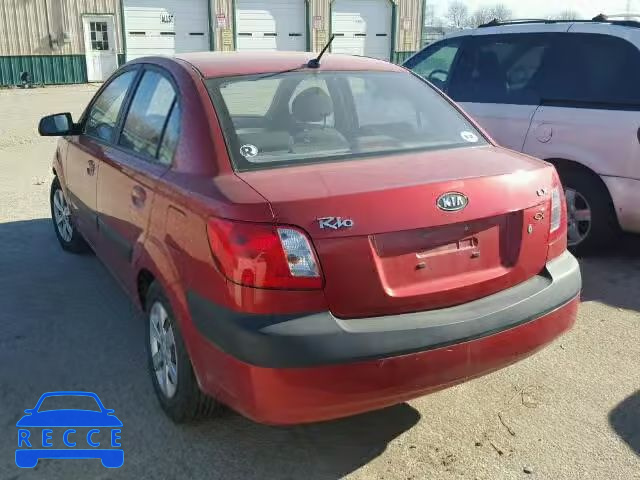 2008 KIA RIO BASE KNADE123886320172 image 2