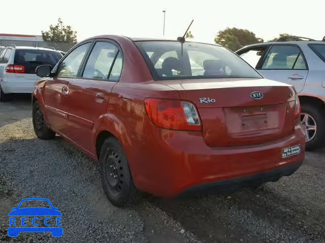 2011 KIA RIO BASE KNADH4A31B6913230 image 2