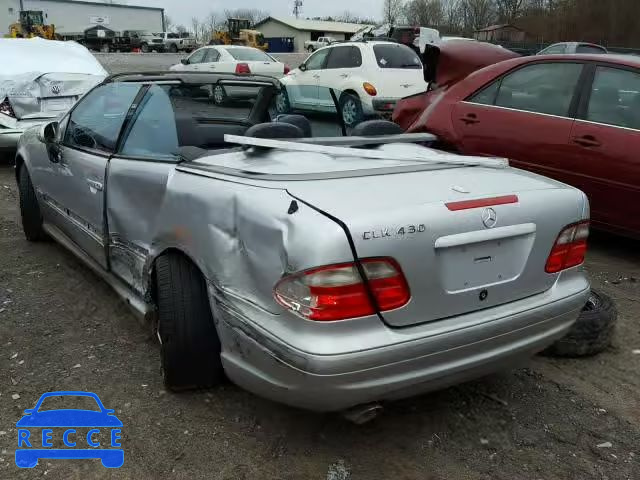 2002 MERCEDES-BENZ CLK 430 WDBLK70G62T115635 image 2