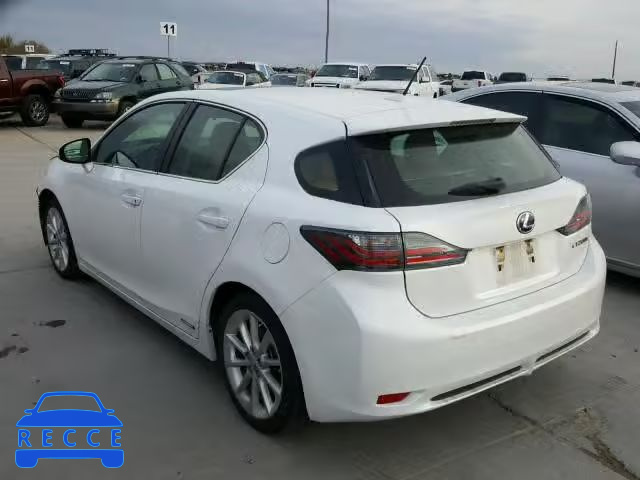 2012 LEXUS CT 200 JTHKD5BH3C2091849 зображення 2