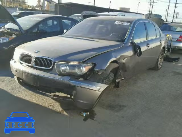 2004 BMW 745 LI WBAGN63444DS48572 image 1