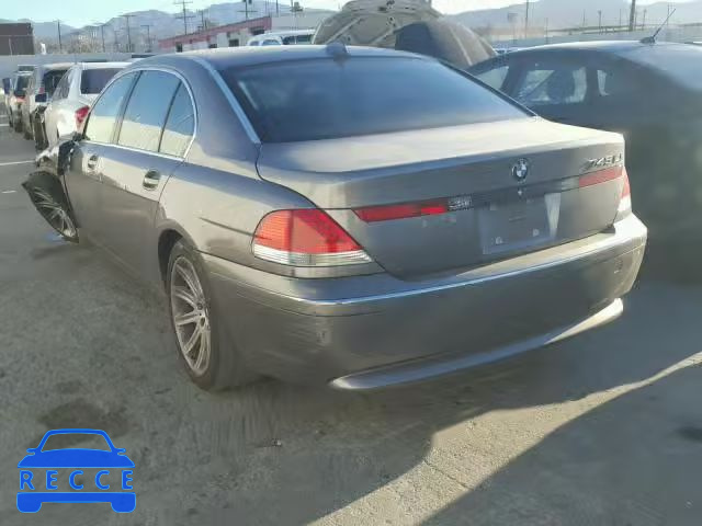 2004 BMW 745 LI WBAGN63444DS48572 image 2