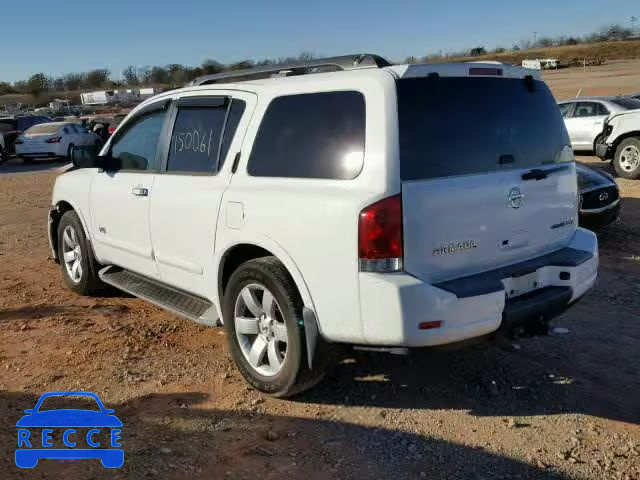2008 NISSAN ARMADA SE 5N1BA08DX8N627389 image 2