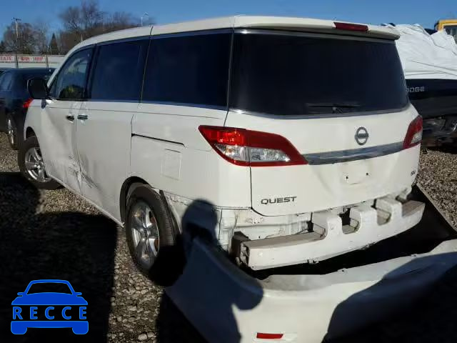 2012 NISSAN QUEST S JN8AE2KP8C9043629 зображення 2