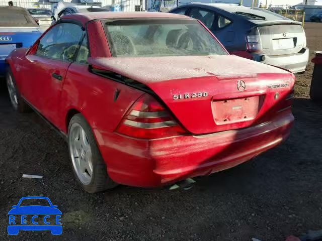 2000 MERCEDES-BENZ SLK 230 KO WDBKK47F3YF154472 image 2