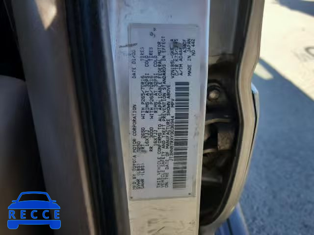 2000 TOYOTA 4RUNNER LI JT3HN87RXY9036944 image 9
