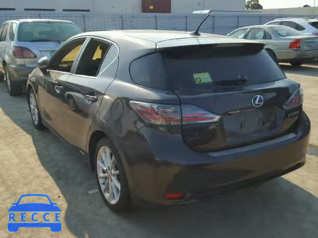 2013 LEXUS CT 200 JTHKD5BHXD2156312 image 2