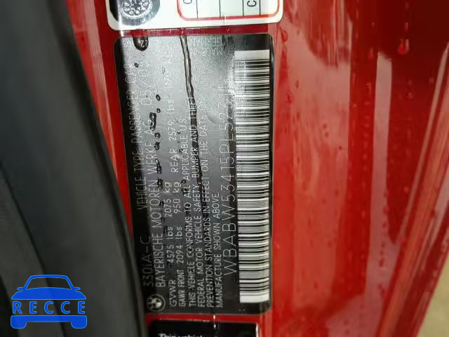 2005 BMW 330 CI WBABW53415PL52311 image 9