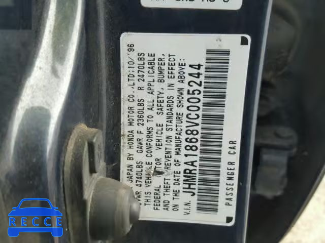 1997 HONDA ODYSSEY BA JHMRA1868VC005244 зображення 9