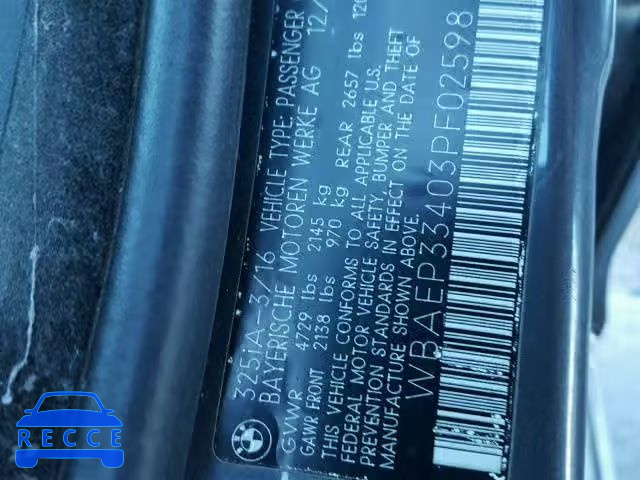 2003 BMW 325 XIT WBAEP33403PF02598 image 9