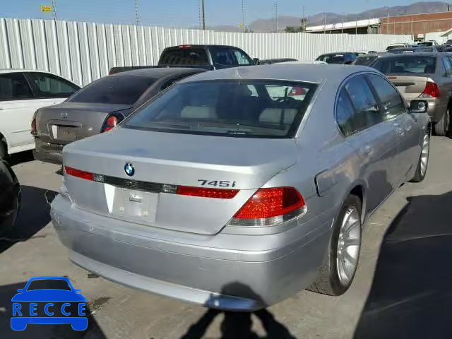 2004 BMW 745 I WBAGL63444DP69054 зображення 3