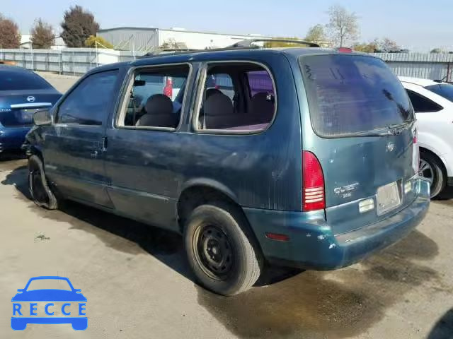 1997 NISSAN QUEST XE 4N2DN1119VD814211 image 2