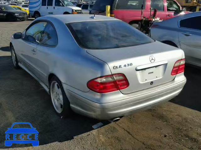 2001 MERCEDES-BENZ CLK 430 WDBLJ70G11T078656 зображення 2