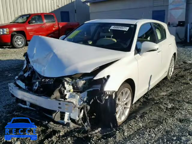 2012 LEXUS CT 200 JTHKD5BH6C2058585 зображення 1