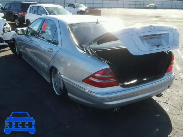 2000 MERCEDES-BENZ S 430 WDBNG70J0YA123952 image 2