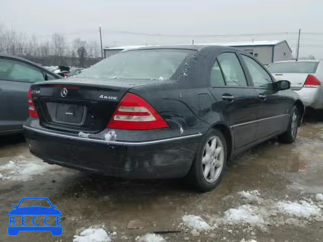 2004 MERCEDES-BENZ C 240 4MAT WDBRF81J94F547376 зображення 3