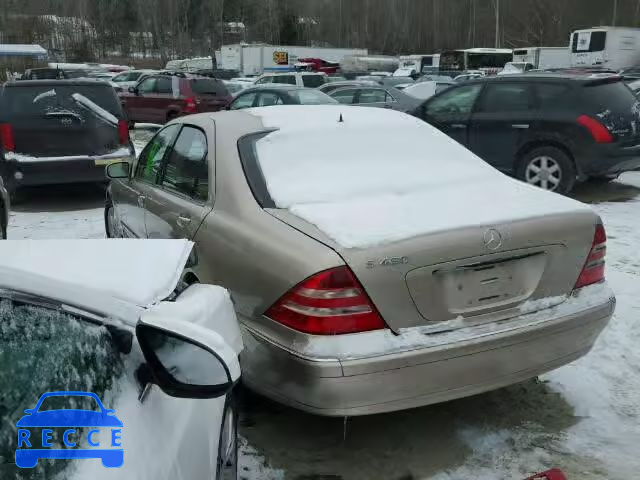 2000 MERCEDES-BENZ S 430 WDBNG70J7YA122295 image 2