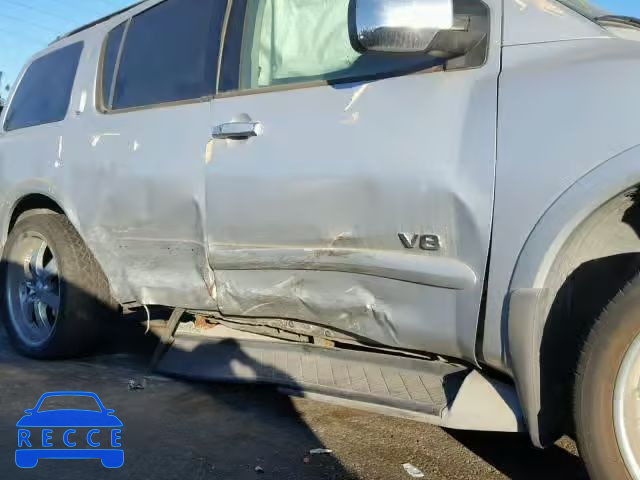 2008 NISSAN ARMADA SE 5N1AA08D68N626820 зображення 8