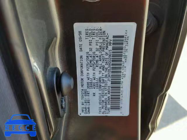 1999 TOYOTA LAND CRUIS JT3HT05JXX0029015 image 9