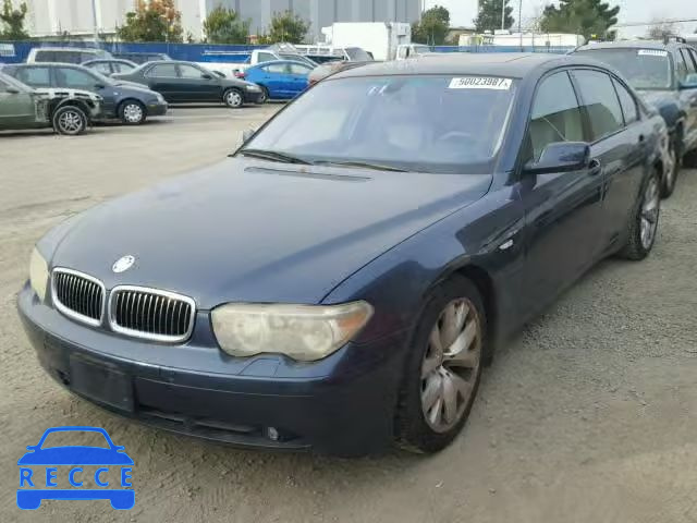 2003 BMW 745 LI WBAGN63453DR19522 image 1