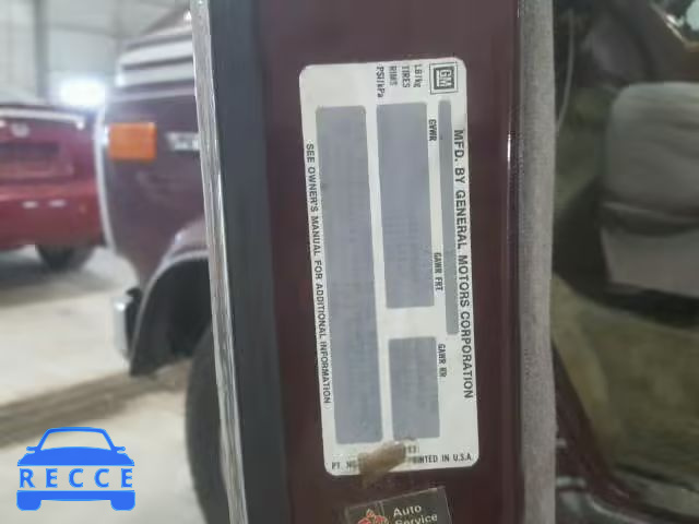 1986 GMC VANDURA G2 1GTEG25H3G7506063 image 9