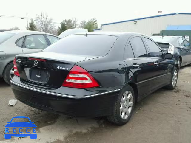 2005 MERCEDES-BENZ C 240 4MAT WDBRF81J55F665846 зображення 3