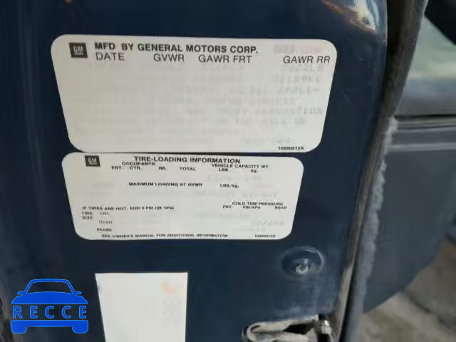 1989 CHEVROLET CAPRICE CL 1G1BU51E6KA138054 image 9