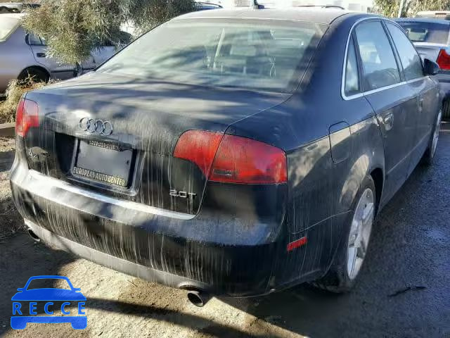 2007 AUDI A4 2 WAUAF78E27A070502 зображення 3