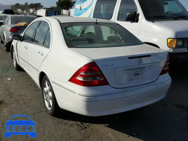 2002 MERCEDES-BENZ C 240 WDBRF61J82F163073 image 2