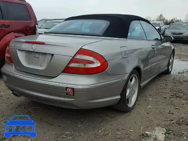 2004 MERCEDES-BENZ CLK 500 WDBTK75G14T030939 зображення 3