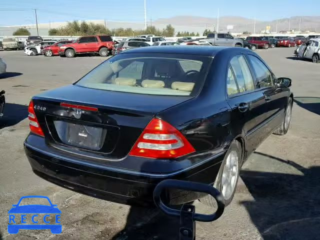 2004 MERCEDES-BENZ C 240 WDBRF61J64F548053 image 3