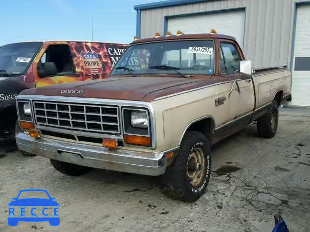 1984 DODGE W-SERIES W 1B7GW14T9ES278706 image 1