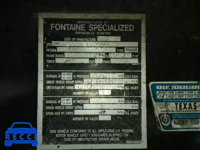 2007 FONTAINE FLATBED TR 4LF34820X73529483 Bild 9
