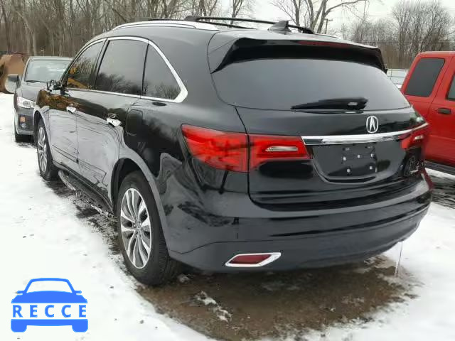 2016 ACURA MDX TECHNO 5FRYD4H4XGB054213 image 2