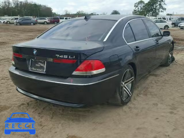 2004 BMW 745 LI WBAGN634X4DS45983 зображення 3