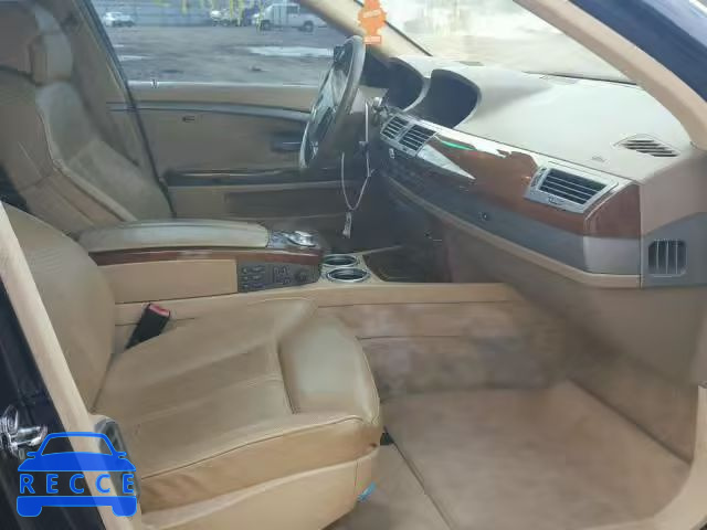 2004 BMW 745 LI WBAGN634X4DS45983 image 4